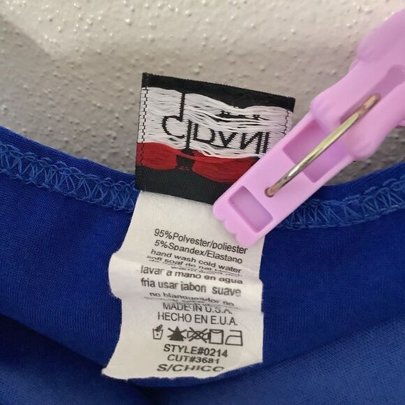 Vintage Y2K Blue McBling Bohemian Hippie Festival Beachy Lace Halter Top Small - Picture 11 of 11